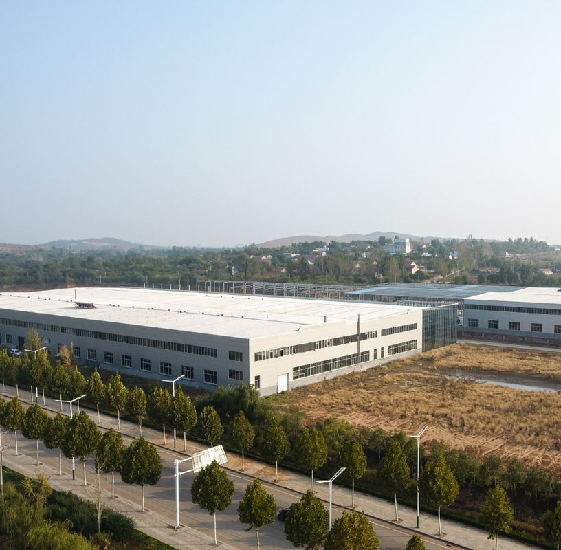 Özel yapılmış Estructura De Acero Çin'deki prefabrik prefabrik salon bina çelik yapısı Q355B depo atölyesi