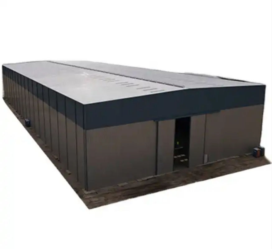 Çin Üreticisi Üstün Hafif Metal Eğimli Çatı Çelik Yapı Bina Depo Atölyesi Satılık