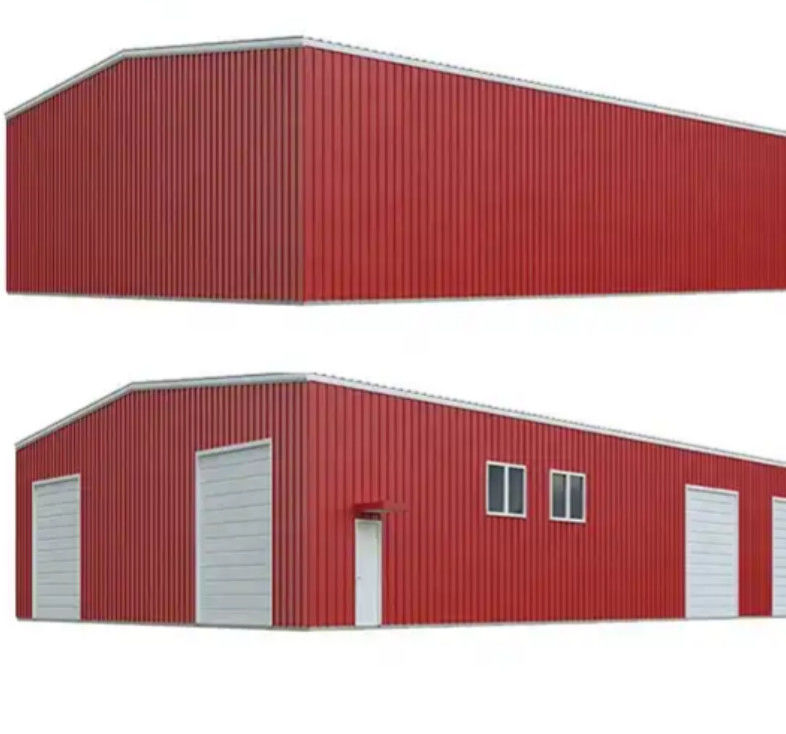 Çağdaş Prefab Çelik Yapı Atölyesi Fabrika Yuvarlak Kapı Tipi