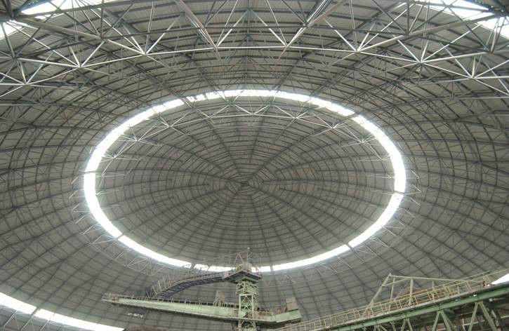 Büyük Aralıklı Pas Yıkıcı Prefab Metal Spor Salonu Binaları Okul İçin Çok Katlı Çelik Yapı