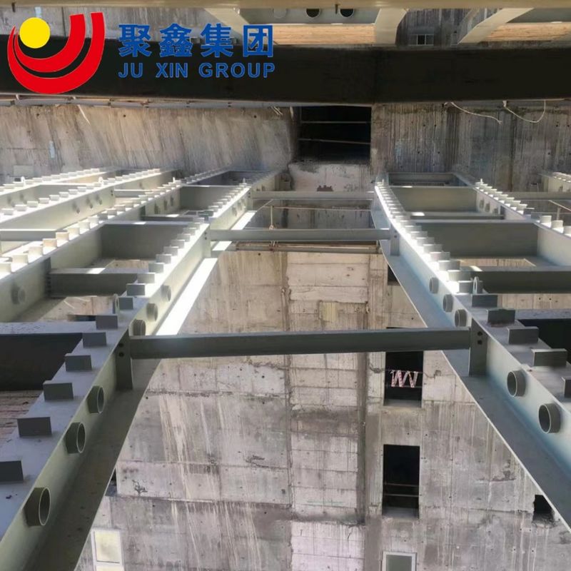 Q355 Q345 Metal Çerçeve Atölyesi Prefab Metal Garaj Binaları Kar Dayanıklı Paslanmayan