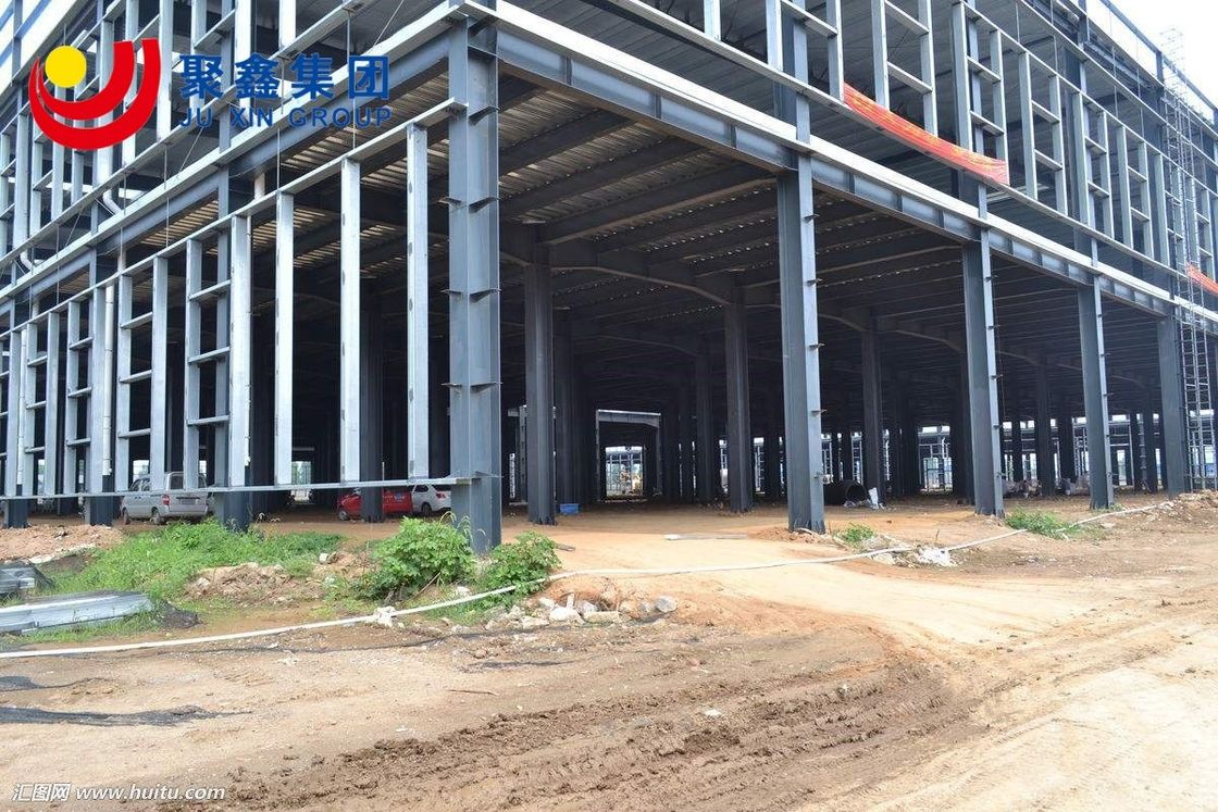 Tayland / Türkiye Çelik Yapı Boya Fabrikası için Yapılandırılmış Atölyesi Bina Yapılandırılmış Bina