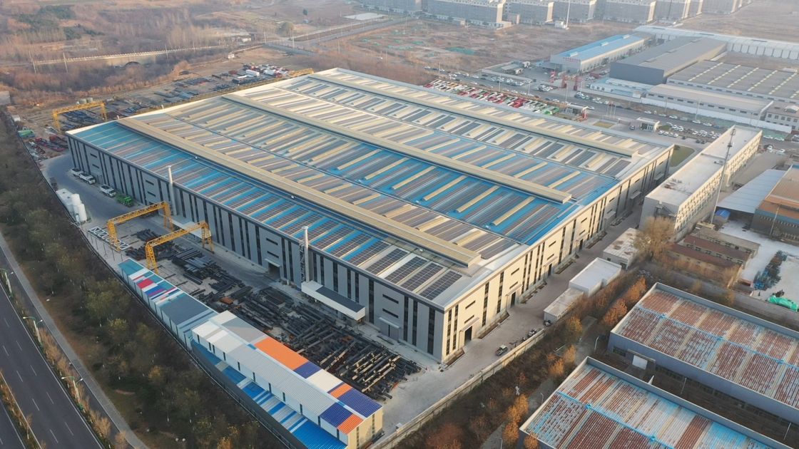 Fırtınalara dayanıklı prefabrik çelik yapı atölyesi ile yüksek bina ve geniş alan için inşa edilmiş çelik depo inşa edin