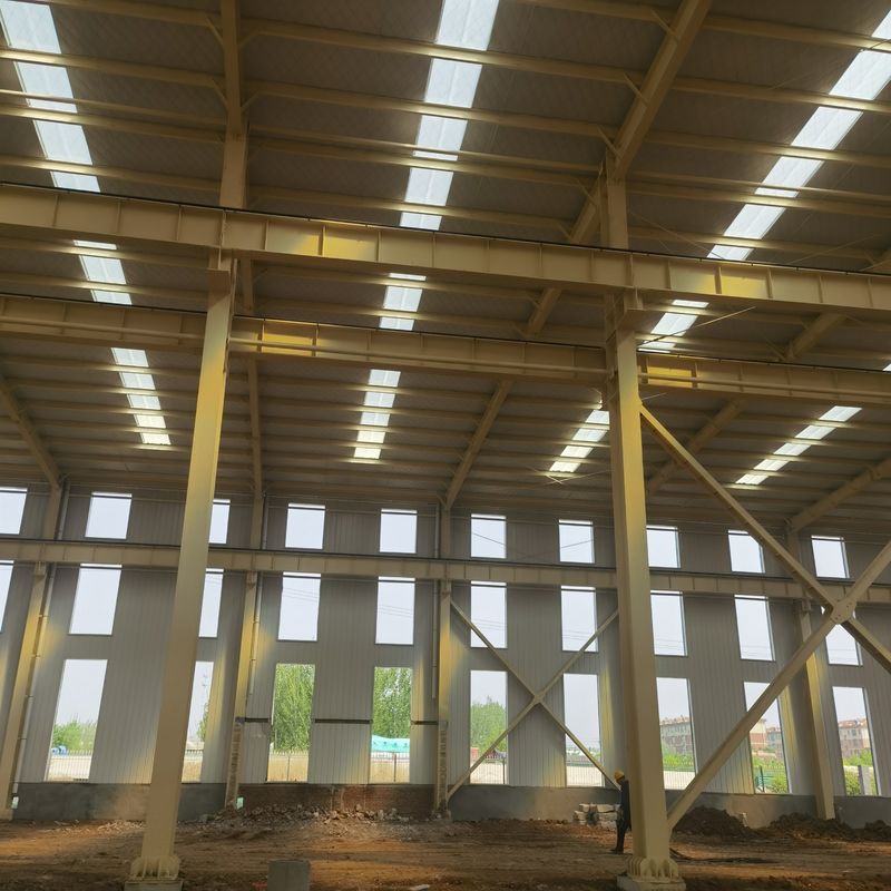 Çin Fabrika Atölyesi Çelik Yapı Özel Galvanize Ön Yapılandırılmış Truss Beam Fiyatı