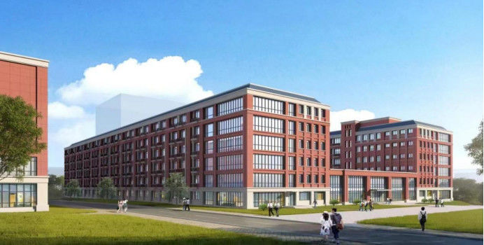 Prefabrik Metal Hastane Binası Çok katlı Ticari Ofis Binaları Çelik Yapı Prefabrik Okul Binası